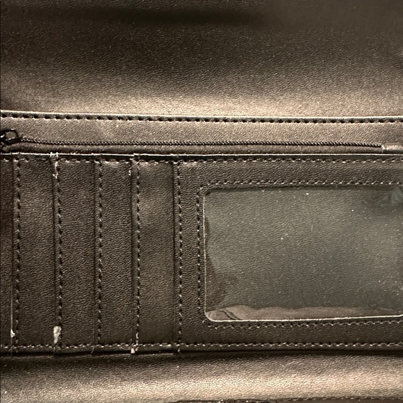 NWT Ed Hardy Denim Trifold Wallet with Creditcard, ID, Coin and Bill Compartment - Picture 4 of 8